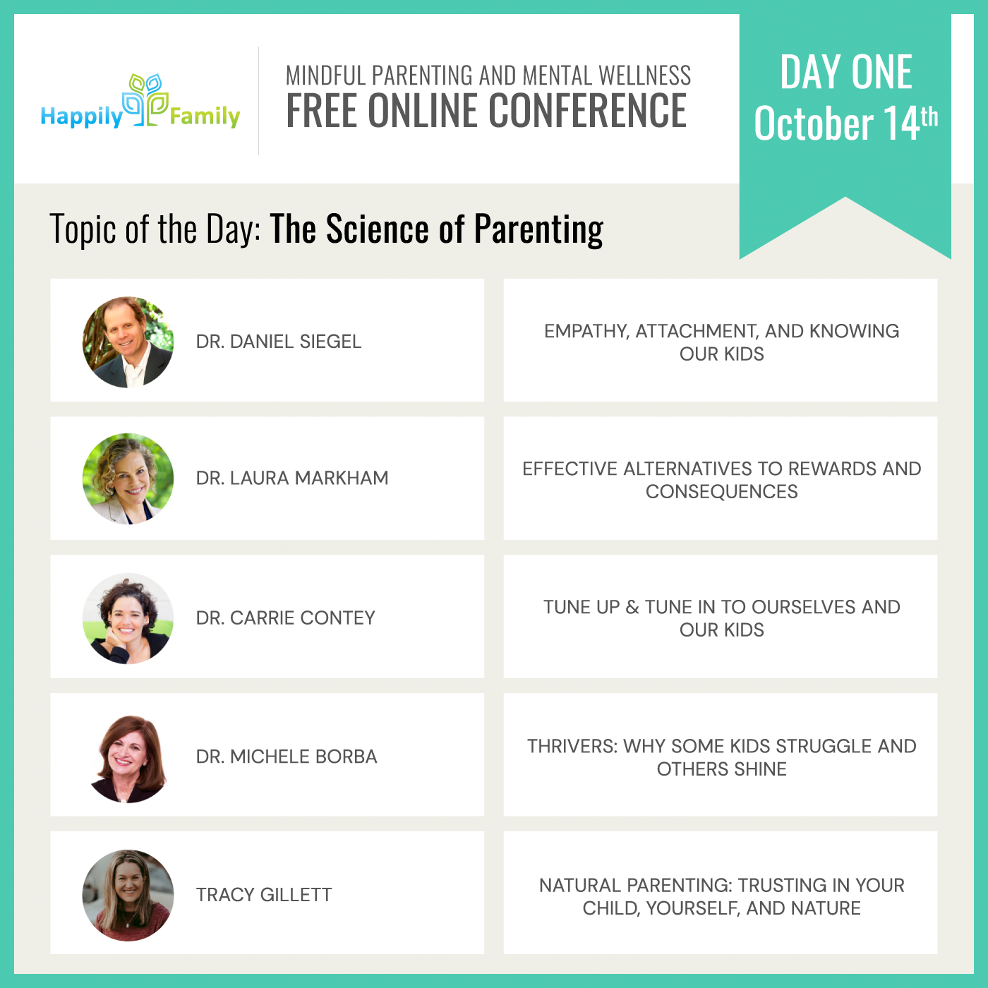 Happily Family Parenting Conference Day 1