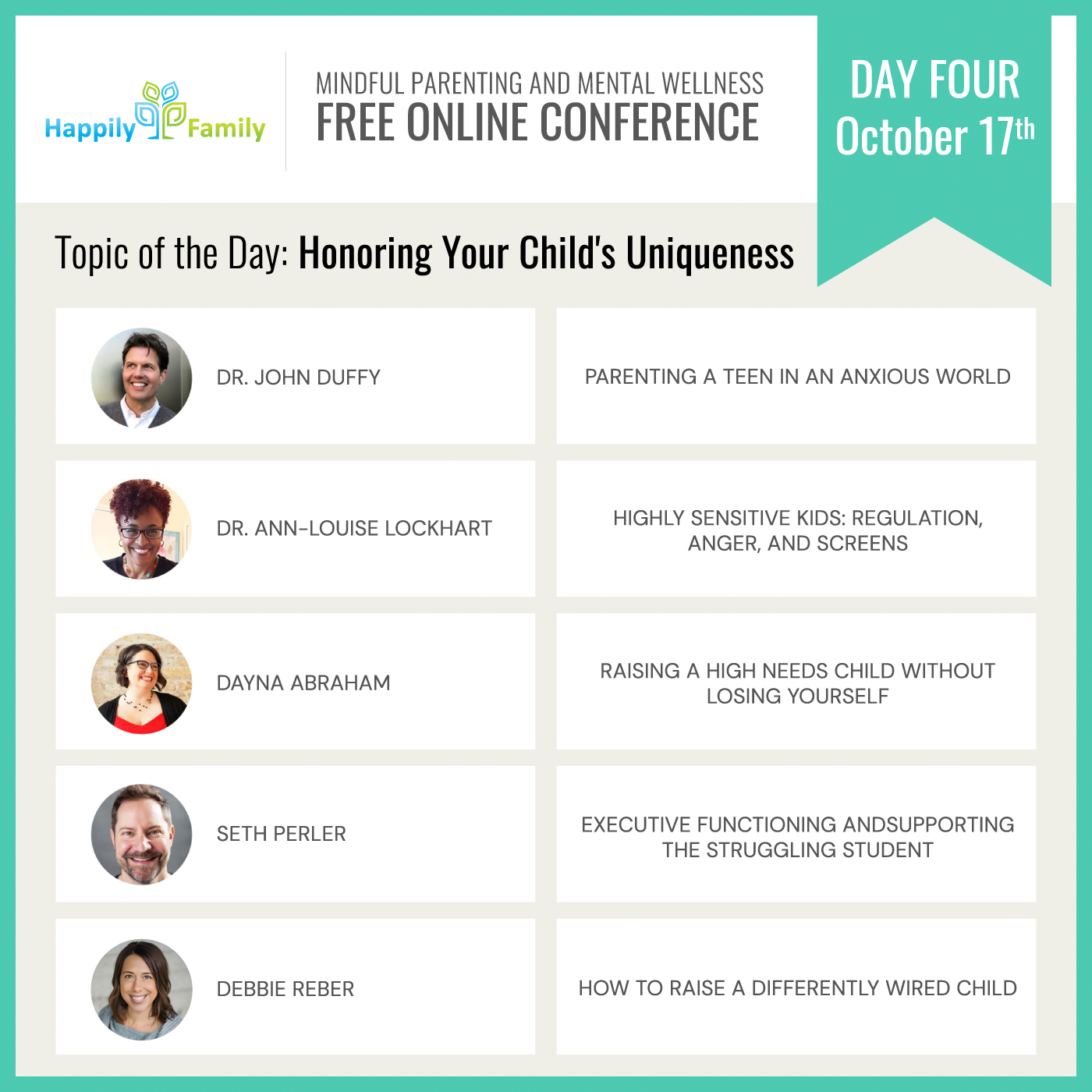 Happily Family Parenting Conference Day 4